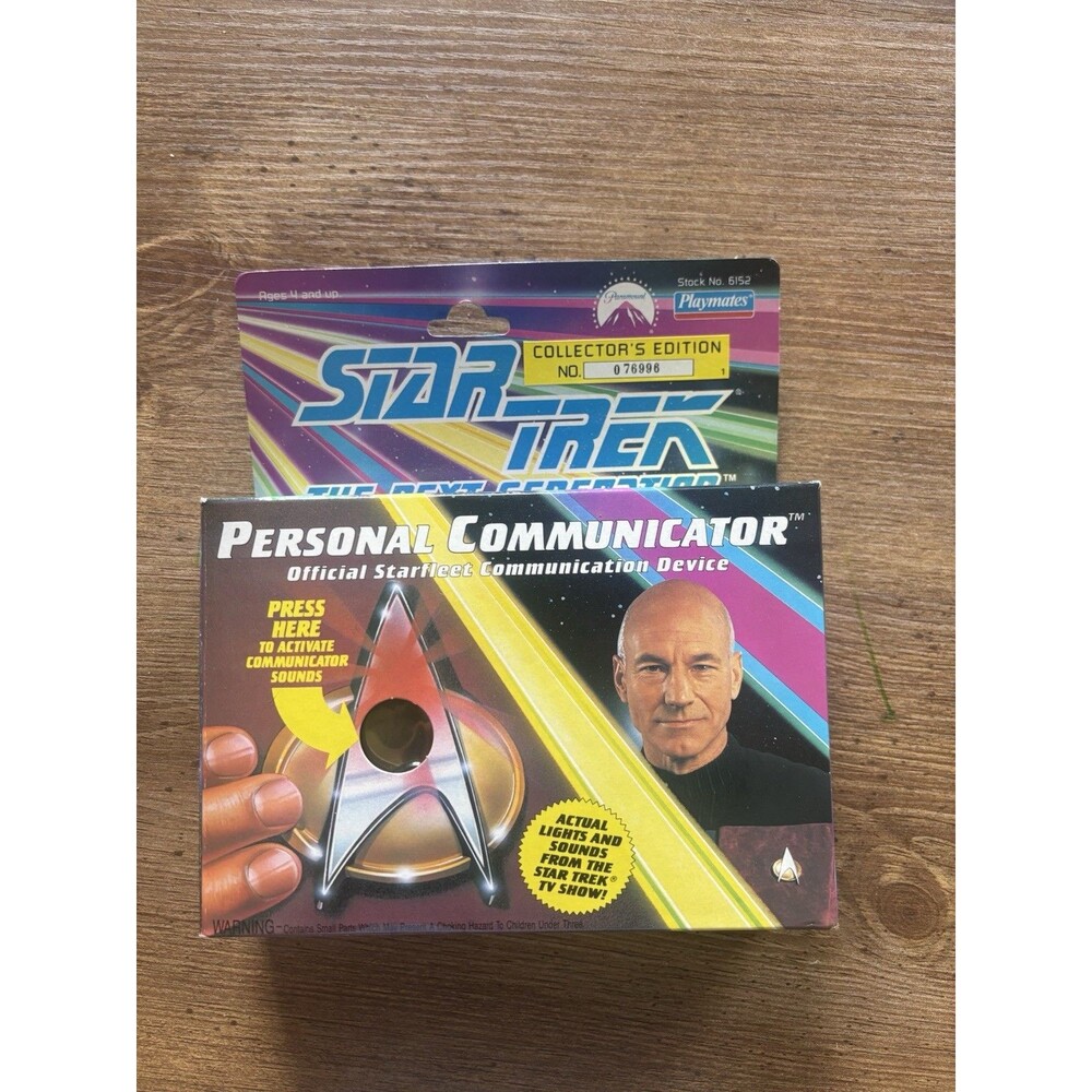 1992 Star Trek TNG Personal Communicator Playmates #6152 Sealed